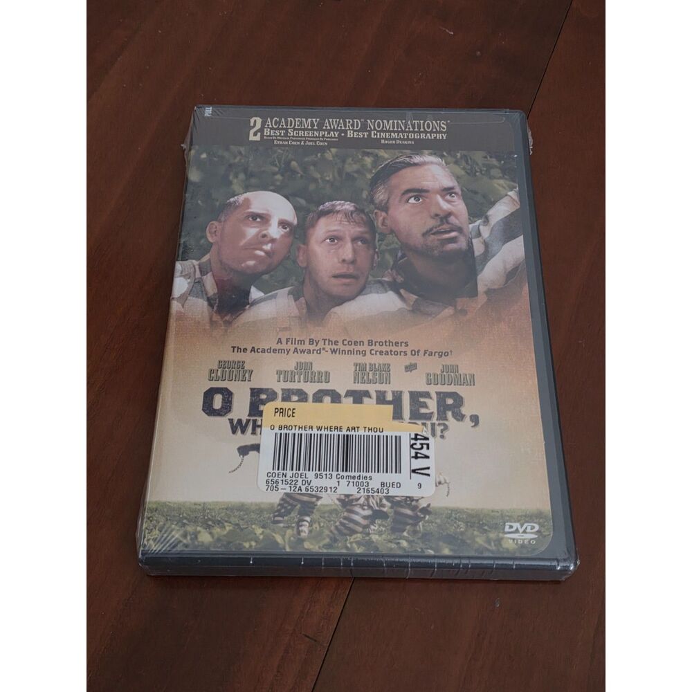 O Brother, Where Art Thou? (DVD, 2001) Coen Brothers George Clooney Widescreen